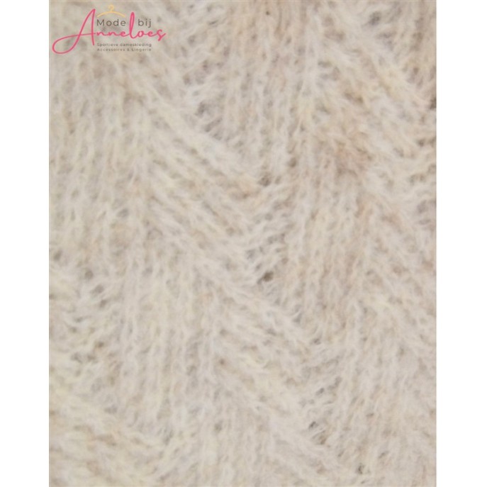 Muts gebreid - Naturel/huid